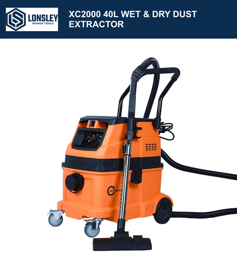LONSLEY XC2000 wet and dry dust extractor